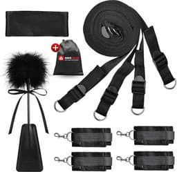 Quick Relief Bed Restraint™ - Bondage set Handboeien en enkelboeien bed - SM Bed Restraint Straps Handboeien - Bondage Sex — thumbnail 7