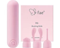Fae® Vibrator voor Vrouwen - Clitoris Stimulator - Mini Bullet Vibrator - Sex Toys voor Vrouwen en koppels - Seksspeeltjes - Joy Series, Blushing Bride