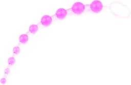 Anale Kralen I Anal Beads I Buttplug I Anaal Plug I Butt Plug I I Gevorderen I 10 Kralen I 31 CM Lengte I 25 CM Inbrenglengte I Siliconen I Roze — thumbnail 2