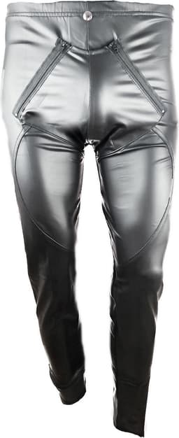 BNDGx® - Broek Heren - Maat L/XL - Open kruis Erotische Sex kleding Legging Lang - BDSM porno outfit Man Rollenspel kleding — thumbnail 2
