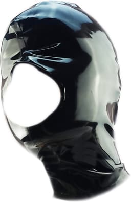 BNDGx® -100% Latex Masker mond open - Anoniem Erotiek - Extreme BDSM Rollenspel kleding — thumbnail 2