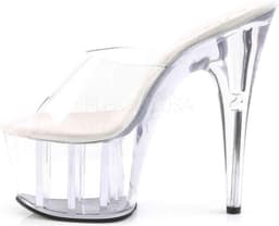 Pleaser - ADORE-701 Muiltjes - Paaldans schoenen - 45 Shoes - Transparant — thumbnail 3