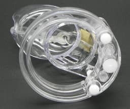 Daily Goods - Mannen kuisheidskooi small - chastity device - peniskooi - plastic — thumbnail 4