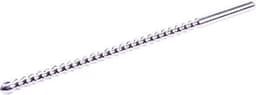 Geribbelde penis stick  / dilator - 4 mm — thumbnail 3
