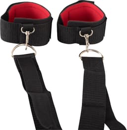 You2Toys – Bondage Bed Harnas met Pols Boeien 3 Delig Verstelbaar met Klittenband – Zwart — thumbnail 2