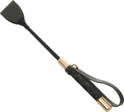 Banoch | Crop Short | 33 cm | korte Paardrijzweep zwart — thumbnail 1