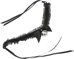 Banoch - Lace collar bell - halsband kant met zilveren bel - choker — thumbnail 7