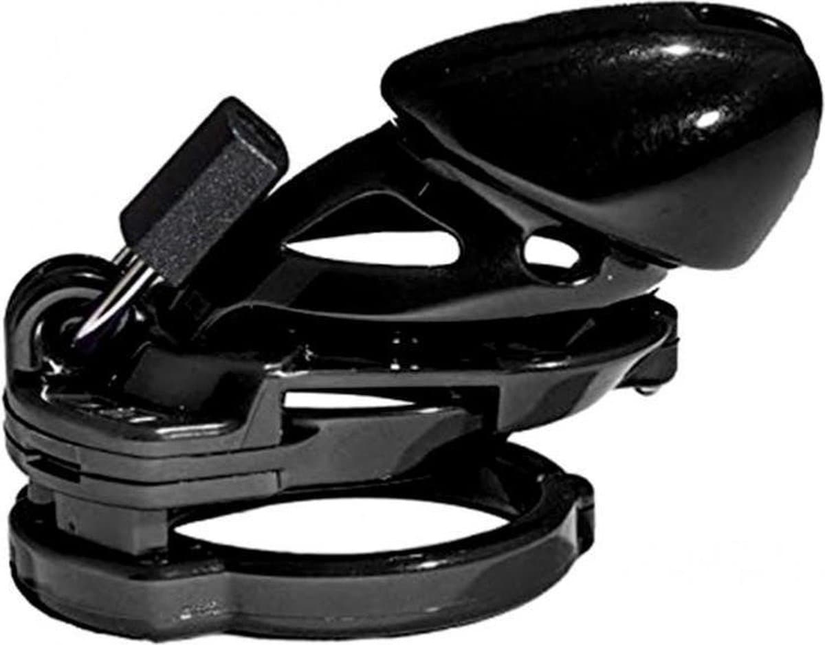 The Vice - Kuisheidskooi - Peniskooi - Chastity Cage - Zwart - Verkrijgbaar in Maten Mini Standaard en Plus Plus — afbeelding 1