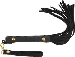 Banoch | Flogger klein zwart | imitatie suede zweep | zacht | 30 cm | BDSM — thumbnail 6