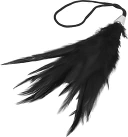 Banoch | Tantra long feather black | streel veer zwart — thumbnail 7