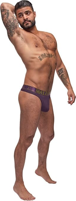 Male Power Avant-Garde - Verstrakkende String eggplant L/X — thumbnail 5