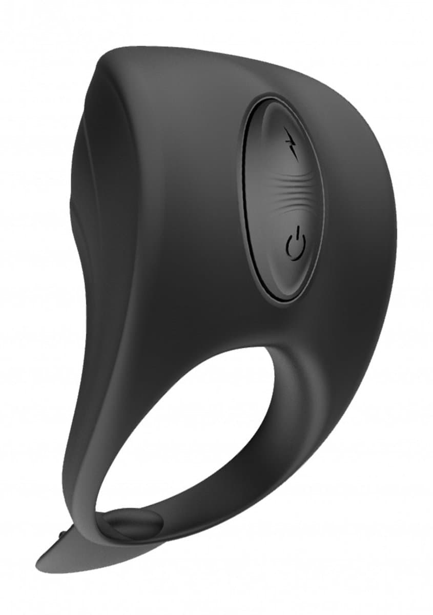Shots - ElectroShock E-Stimulatie Cockring C-Spot Massager black — afbeelding 1