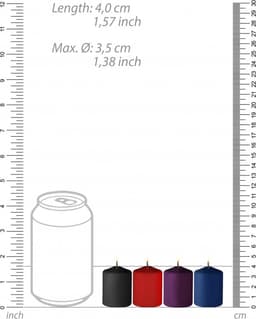 Ouch! by Shots - Tease Candles - Mix - 4 Pieces - Multicolor — thumbnail 5