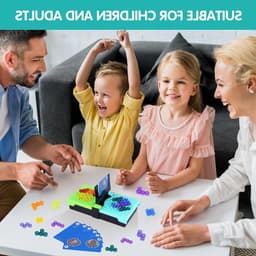 Puzzelspel met 80 Uitdagingen voor 2 Spelers, 2D Logische Spellen voor Kinderen en Volwassenen, Ideaal voor Gezinsbijeenkomsten en Breintraining — thumbnail 4