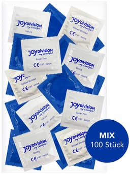JOYDIVISION Premium condooms MIX - 100 stuks - Naturel, Geribbeld, Strong & Super Thin, 53mm, dermatologisch getest, natuurlijke stimulatie, veilig & comfortabel — thumbnail 4