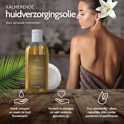 Vibratissimo 'Coconut': exotische massageolie met kokosnoot, liefdesolie, erotische olie — thumbnail 3