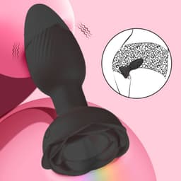 Lzwintrading - Buttplug Vibrator met App Control - 360° Rotatie Functie - Vibrators voor Vrouwen & Mannen - Prostaat Stimulator -Butt Plug met 9 Vibratie Standen - Sex Toys voor Koppels - Anale Speeltjes - Vibrerende Buttplug met Lichtkleuren — thumbnail 5