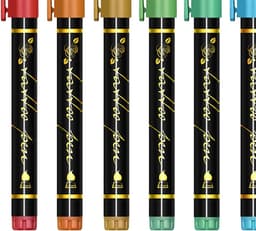 Huidverf Markers - Bodypennen Huidmarkers - Creatieve Expressie - 10 Levendige Kleuren - 14.1 cm Lengte - Meerdere Kleuren — thumbnail 5