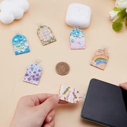 Set van 6 USB Stofstekkers in Kleurrijke Designs — thumbnail 4