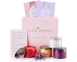 Aromatherapie kaars cadeauset - Verjaardagscadeaus voor vrouwen en unieke geschenken voor haar