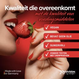 JOYDIVISION WARMup 150 ml Massagevloeistof met Fruitige Aardbeiengeur en -Smaak | Verwarmend Effect | hou van Massageolie — thumbnail 5