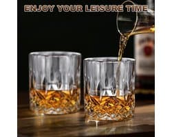 Set van 12 Nachtmann Noblesse whiskybekers, 12-delig. Kristallglas, whiskyglas, whisky glas 300 ml, whiskey glazen 8,1x9,3 cm, herbruikbaar whiskyglas, vaatwasbestendige whiskyglazen
