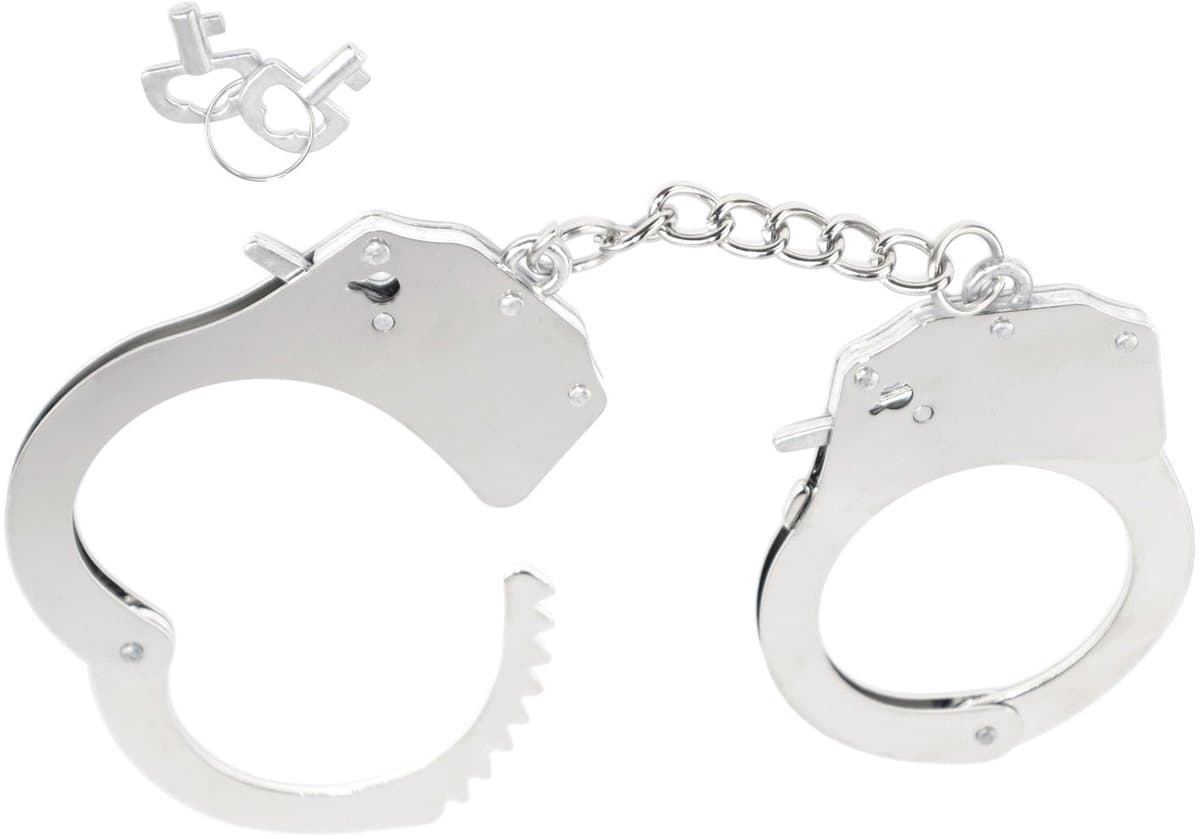 Smart Moves - Politie Handboeien - Zilver — afbeelding 1
