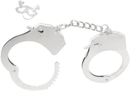 Smart Moves - Politie Handboeien - Zilver — thumbnail 1