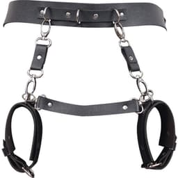 Leren bondagebanden, omgekeerde bondagebanden, interactieve rekwisieten voor volwassenen, verstelbare polsbandjes, casual rollenspelaccessoires — thumbnail 2