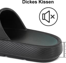 Pantoffels voor dames en heren, lichte EVA-badschoenen met zachte zool, antislip wolkendesign, slippers voor badkamer, sauna, indoor — thumbnail 5