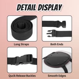 Lzwintrading - Zuignap Dildo Bevestigingsbasis, Hands‑Free Dildo Houder met Riemen voor Kussen, Kussenstoel, Volwassen Speelgoed voor Solo Gebruik - SM Bondage - BDSM - Sex Toys voor Vrouwen Koppels — thumbnail 5