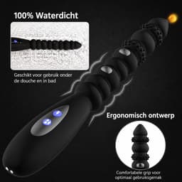 Schok Vibrator - E Stim - Buttplug - Elektrische Stimulatie - Anaal - Tril — thumbnail 3
