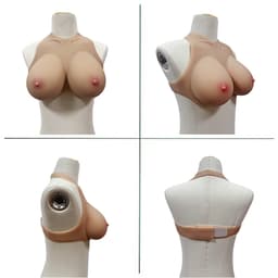 Body4Everybody - Siliconen Borstprothese Vest – C cup - Realistische Siliconen Borsten – Borstvormen voor Crossdressing, Cosplay & Borstsymmetrie – Huidskleur — thumbnail 3