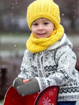 Handschoenen Convertible Flip Top Handschoenen Winter Warm Gebreide Half Vinger Wanten Voor Kinderen Jongen Meisjes 5-10 Jaar — thumbnail 4