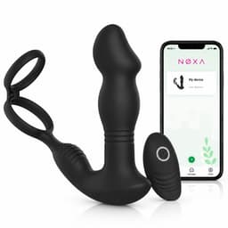 NØXA Rebel - Prostaat Stimulator met Cockring - Bestuurbaar met App - Afstandbediening - Anale Speeltjes voor Mannen - Anaal Vibrator - Sex Toys voor Mannen & Koppels - 3 in 1 - Zwart — thumbnail 1