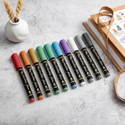 Tijdelijke Body Markers - Huid Verf Pennen - Artistieke Expressie - Instelbare Lijndikte - 10 Levendige Tinten - Meerdere Kleuren — thumbnail 2