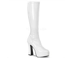 Pleaser - ELECTRA2000Z Kniehoge laarzen - US 14 - 45 Shoes - Wit