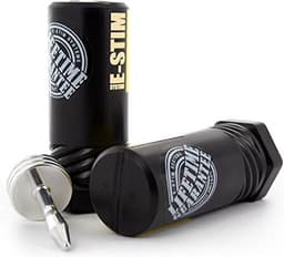 E-Stim - Medium Diamond Penis Plug - Black - Medium — thumbnail 3