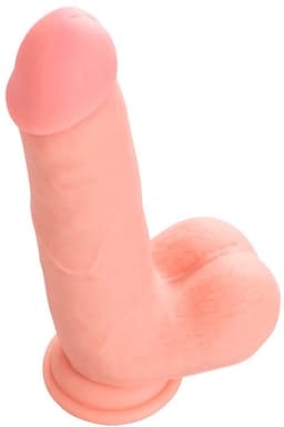 You2Toys - Anatomisch Perfecte Penis Imitatie Dildo met Zuignap in Rechte Vorm voor Ultiem Simulatie Seks – 20 cm – beigeig — thumbnail 3