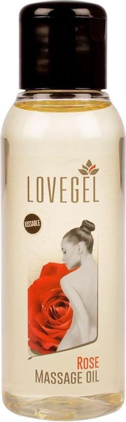 Lovegel - Erotisch massage olie - Roos - 100 ml - 3 Stuks — thumbnail 3