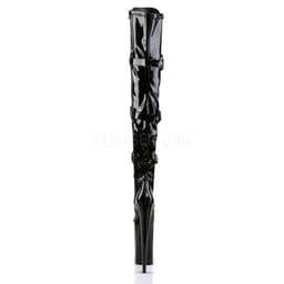 Pleaser - BEYOND-3028 Plateau Overknee Laarzen - Paaldans schoenen - 35 Shoes - Zwart — thumbnail 5