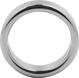 Banoch - Cockring flat rounded metaal - ∅ 50 - 6 mm dik metaal | penisring — thumbnail 2