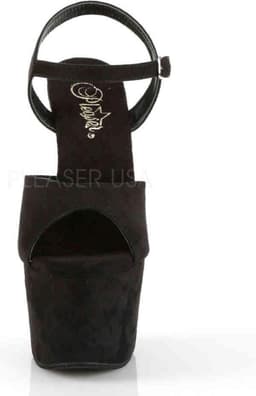 Pleaser Sandaal met enkelband -40 Shoes- ADORE-709FS Zwart — thumbnail 2