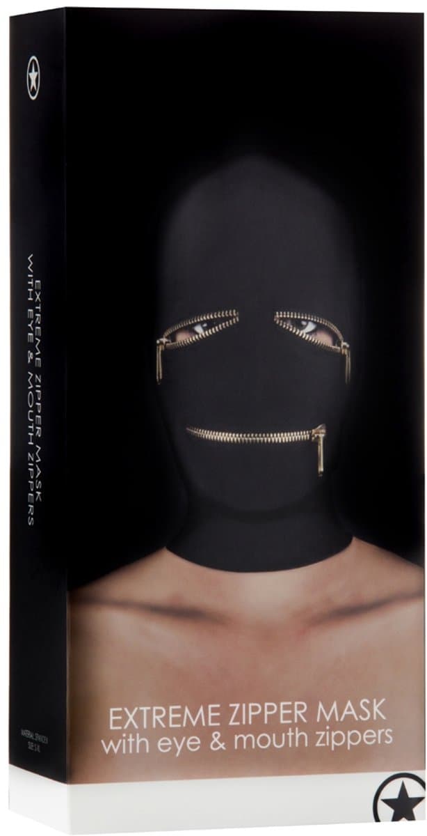 BDSM masker met ritsjes over de ogen en mond — afbeelding 1