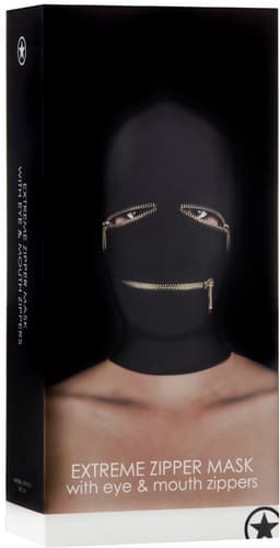 BDSM masker met ritsjes over de ogen en mond — thumbnail 1