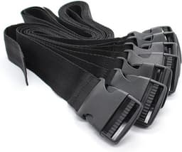 Nooitmeersaai - BDSM - Bondage set - Extreme - Sex Toys voor Koppels met 7 gespen - zwart — thumbnail 4