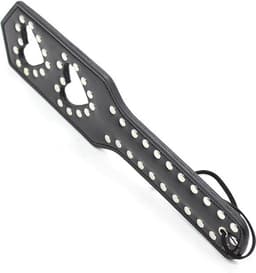 Nooitmeersaai - Paddle met studs en hartjes - zwart — thumbnail 2