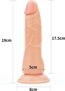 Nooitmeersaai - Easy Strap-On blanke voorbinddildo - 19 cm — thumbnail 4