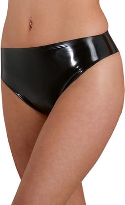 LateX – Latex Slipje Klassieke Uitvoering met  Strakke Look Maat L – Zwart — thumbnail 2