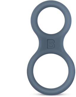 Boners - Siliconen Cockring en Ballstretcher - Seksspeeltjes - Penisring - Cockringen - Sex Toys voor Mannen - Bondage - Eikelring - BDSM Set - Grijs — thumbnail 3